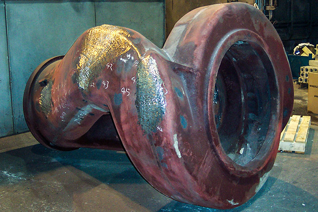 Foundry Casting - 7 Tonne Sea Pump - Fully Weld Repaired